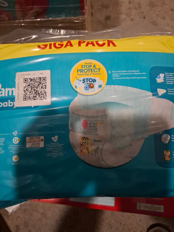 Pampers baby dry taille 6 - photo numéro 4