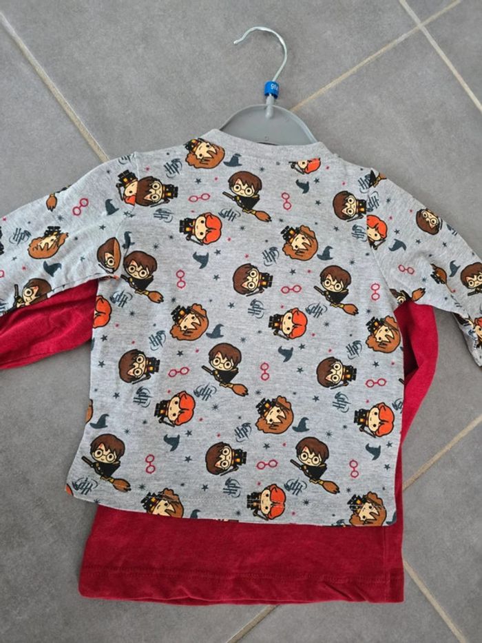 Lot de 2 tee shirts manches longues Harry potter - photo numéro 2