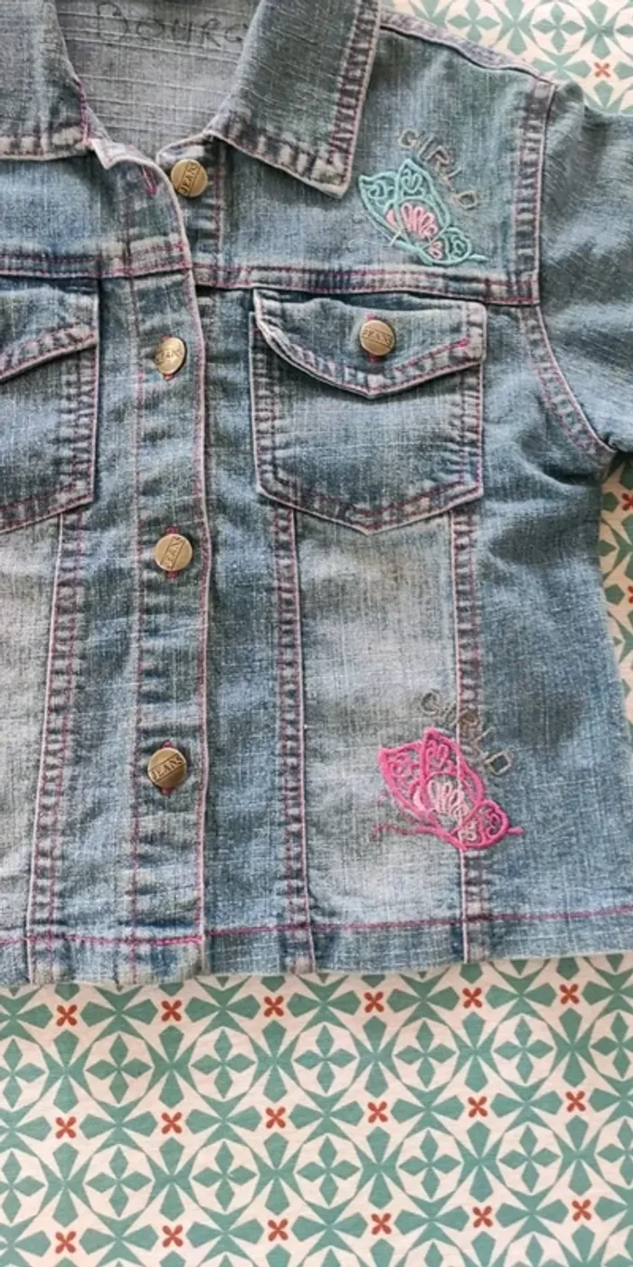 Veste en jean 10 ans - photo numéro 2