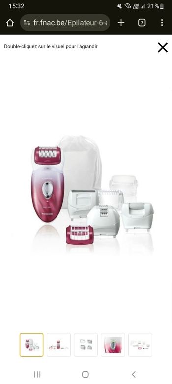 Epilateur panasonic