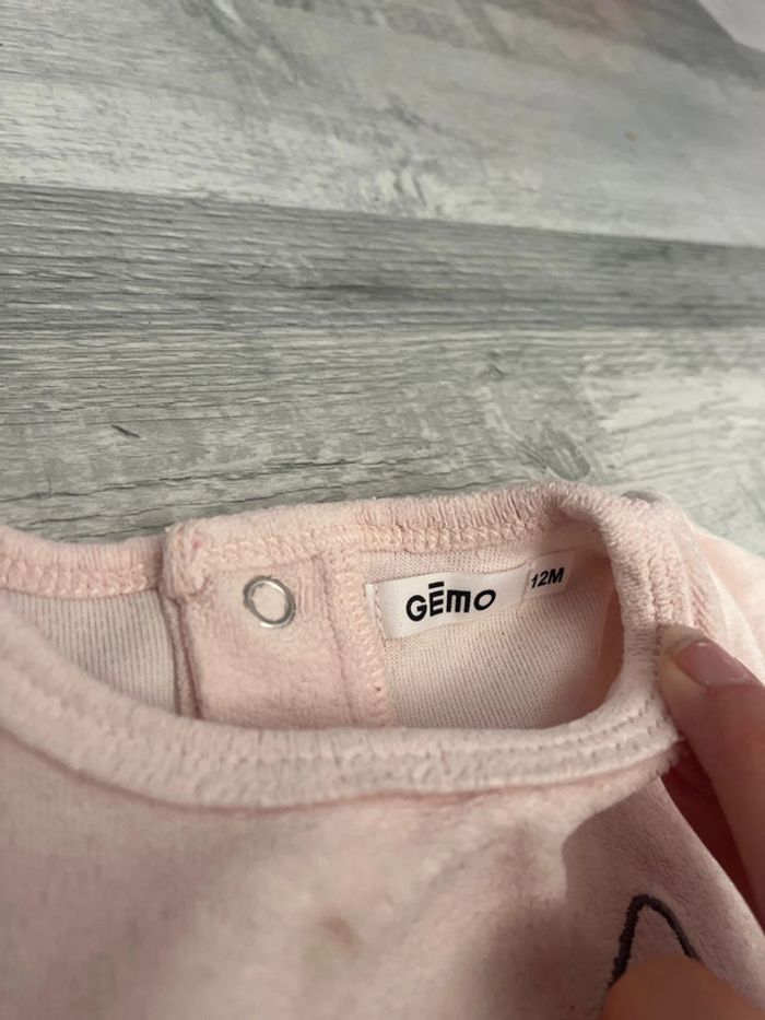 Pyjama deux pièces bébé fille 18 mois - photo numéro 2