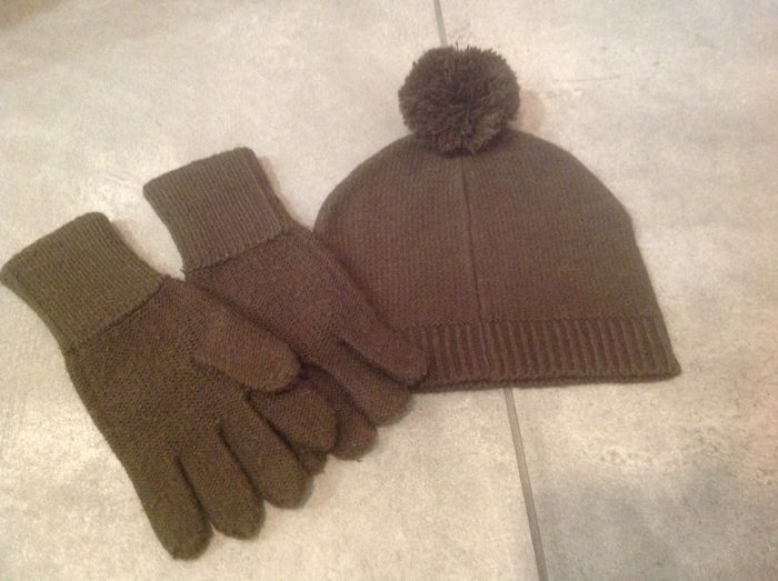 Ensemble bonnet + gants marron enfant 10/12 ans Vert Baudet - photo numéro 2
