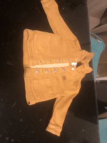 Veste jean marron obaibi 18 mois 