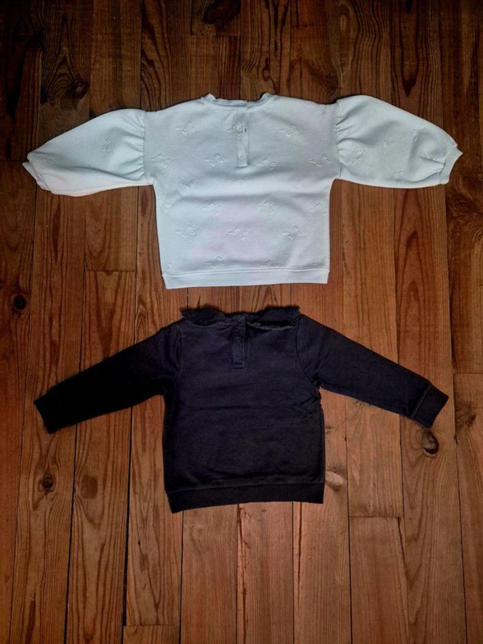 Lot de 2 sweats fille demi saison - photo numéro 2