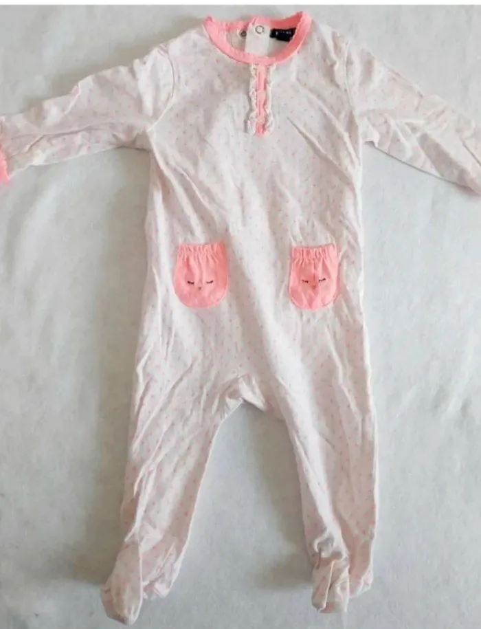 Pyjama  mi  saison  9  mois  fille (70cm)