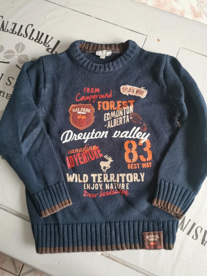 Pull bleu marine