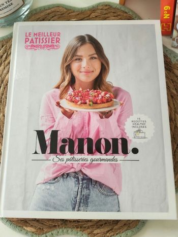 Livre de pâtisseries healthy de Manon du meilleur pâtissier