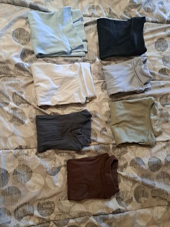 Lot pull col rouler garçon 