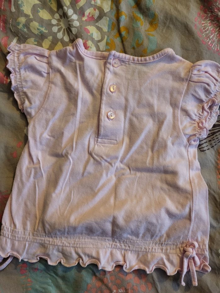 Tee-shirt fille 6 mois - photo numéro 3