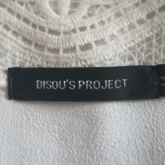 Chemisier femme blanc "Bisou's project" taille M - photo numéro 6