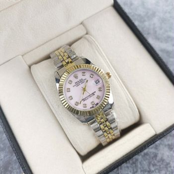 Rlx datejust rose doré