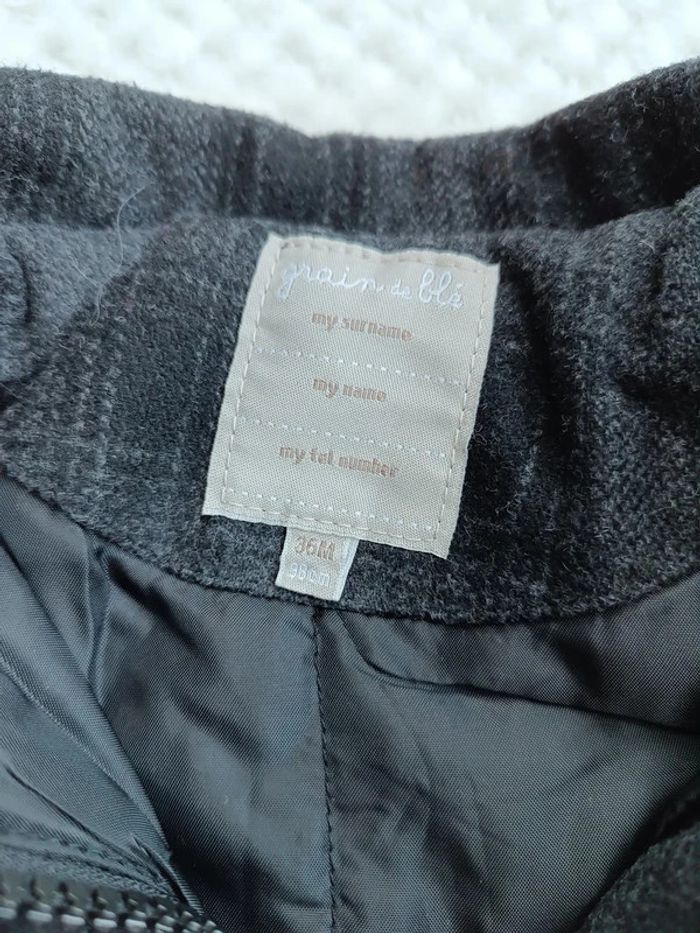 🔸 Manteau Chic - Grain de Blé 3 ans 🔸 - photo numéro 2
