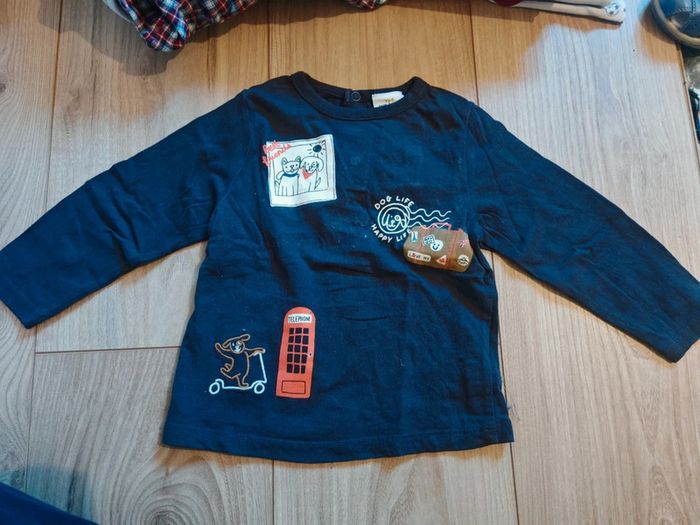 T-shirt manches longues 18 mois