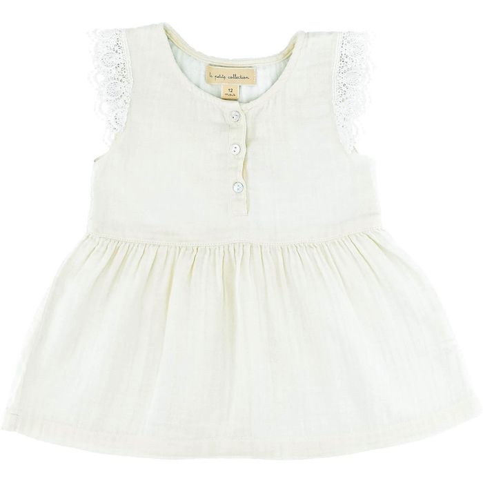 Robe sans manche 12 mois en coton bio La Petite Collection