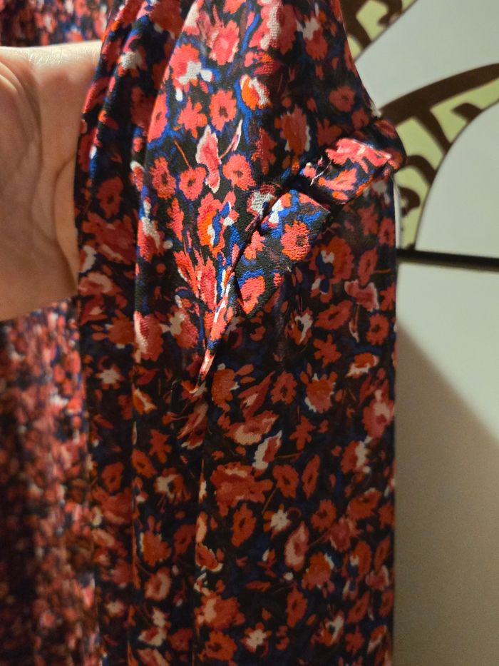 Blouse manches longues à fleurs T.44/46 Kiabi - photo numéro 8