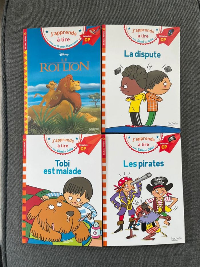Lot de 4 livres Sami et Julie - Début de CP
