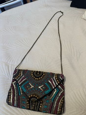 Pochette perlée Boheme chic