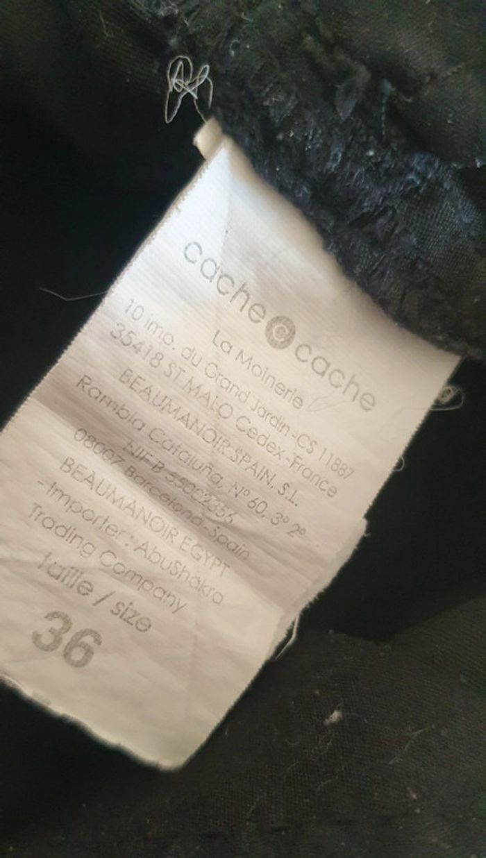 💜 Pantalon 36 S Cache Cache #emyfleury_36femme - photo numéro 5
