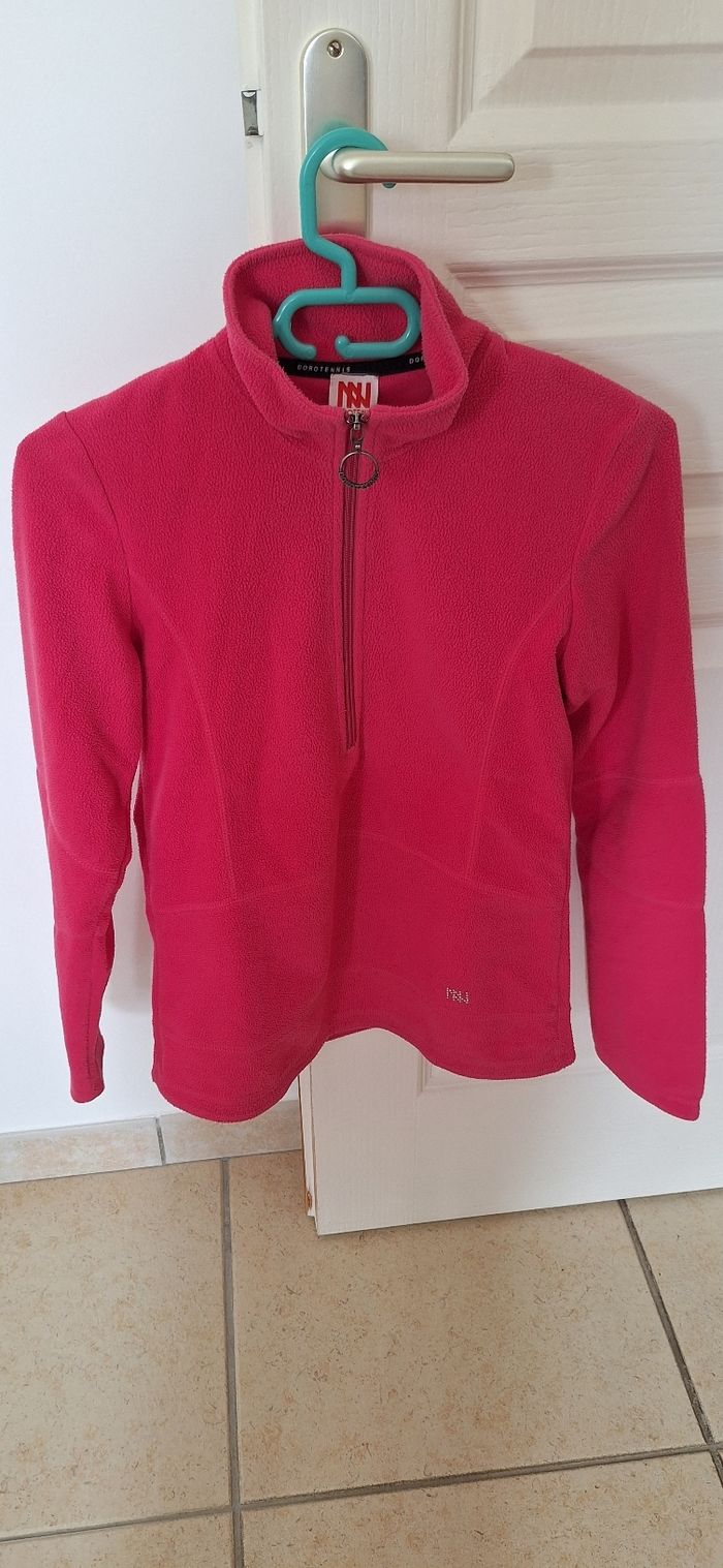 Pull polaire rose / taille 40 / Dorotennis - photo numéro 4