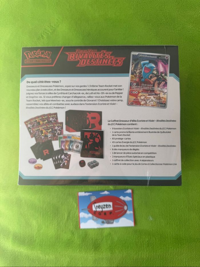 ETB Coffret Dresseur D'élite Rivalités Destinées EV10 Neuf et Scellé - photo numéro 3