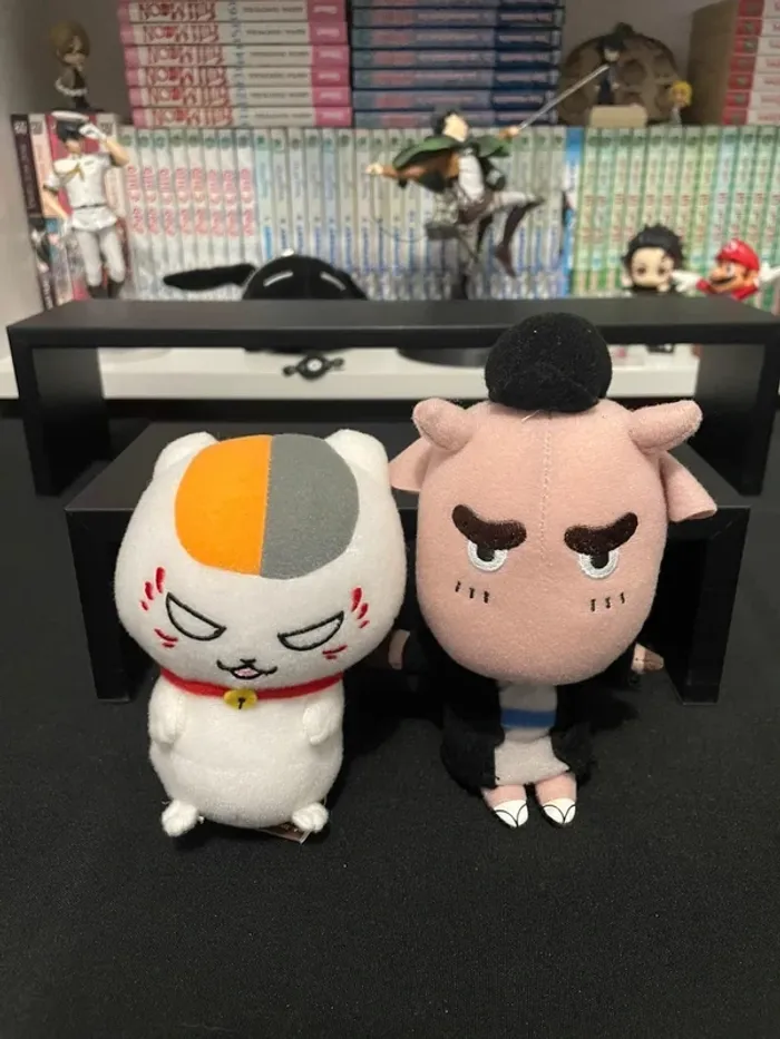 Natsume Yuujinchou - Set de 2 peluches - Nyanko Sensei et Chukyuu A