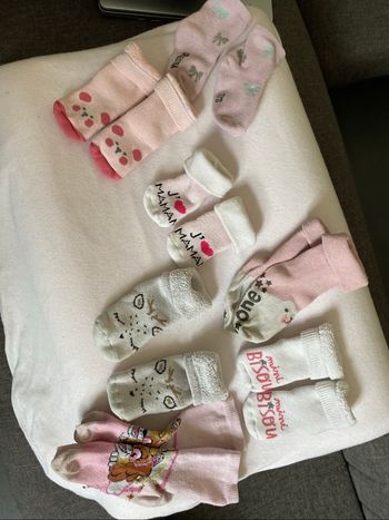 Lot de chaussettes fille tte tailles
