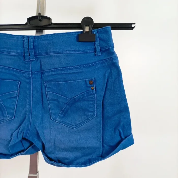 Short bleu vif Promod taille 36 – casual chic – revers et poches plaquées A1059 - photo numéro 5