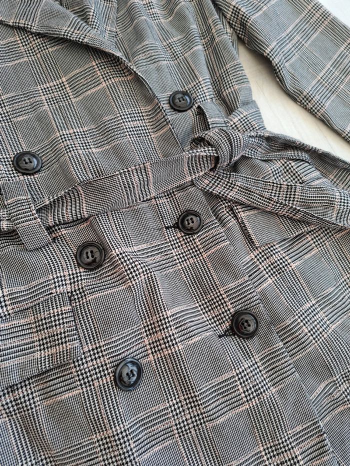 Combishort tailleur Kilky - élégante - taille M/L - Prince de Galles - ceinture - photo numéro 4