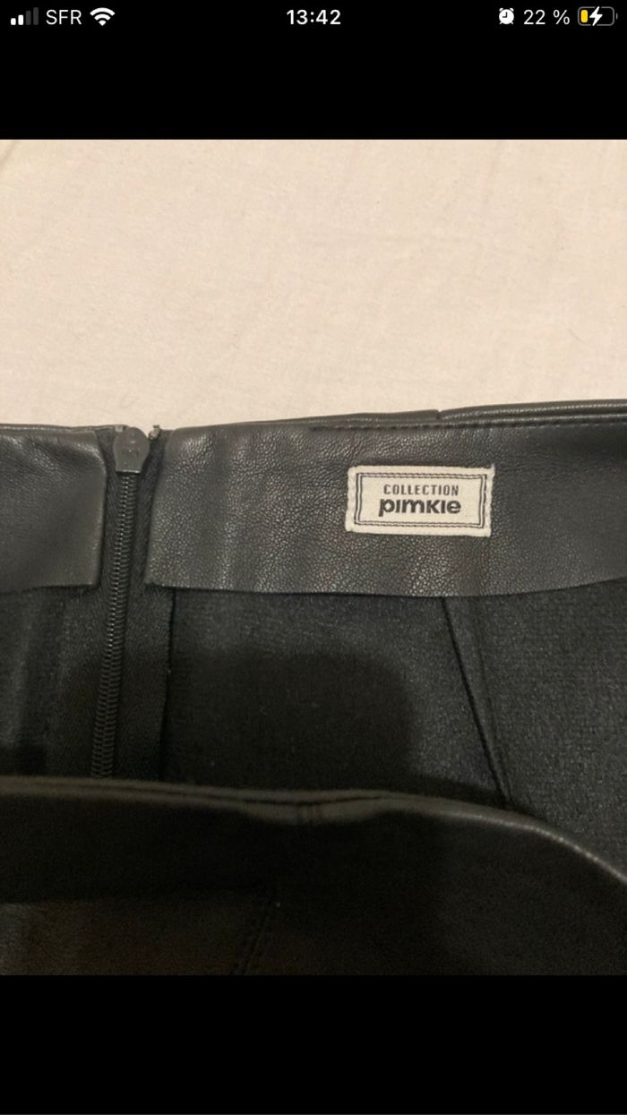 Jupe effet cuir - photo numéro 4