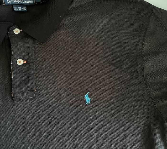 Polo Ralph Lauren noir taille M - photo numéro 2
