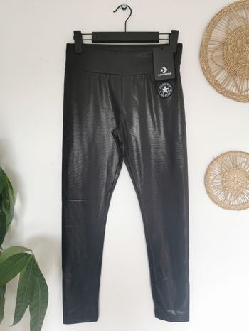 Legging noir effet verni Converse All Star Chuck Taylor 12/13 Ans