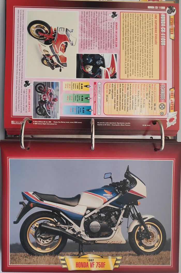 222 fiches Motos Sportives - Classeur Motos Passion - photo numéro 8