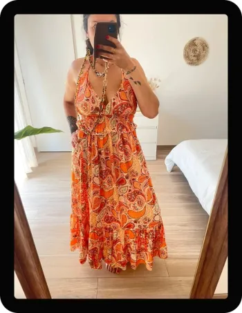 Robe d’été dos nu