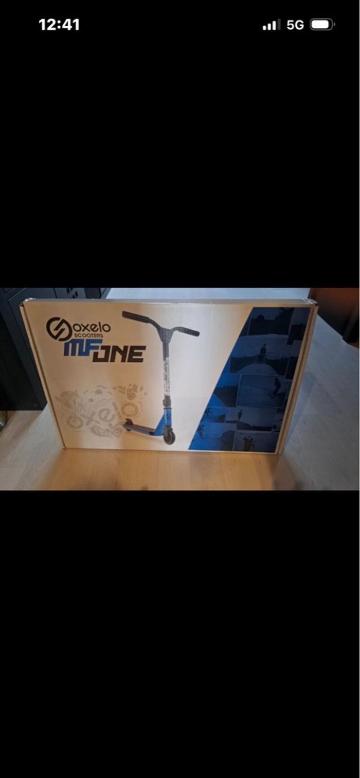 Trottinette Oxelo MF one bleue