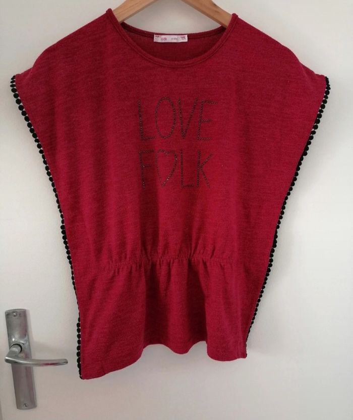 Pull manche court 12 ans