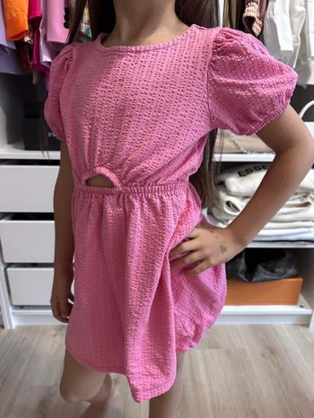 Robe Zara rose taille 7 ans