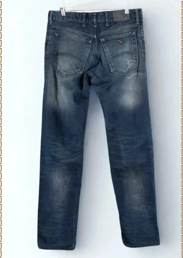 Jean bleu délavée Emporio Armani Taille 38 - photo numéro 8