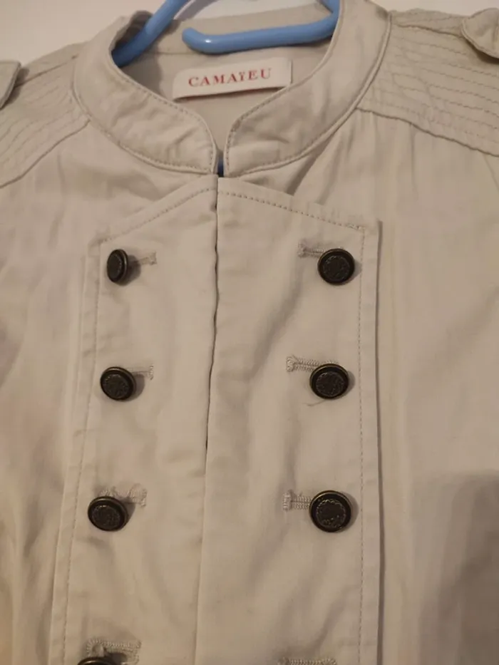Veste officier beige - photo numéro 2