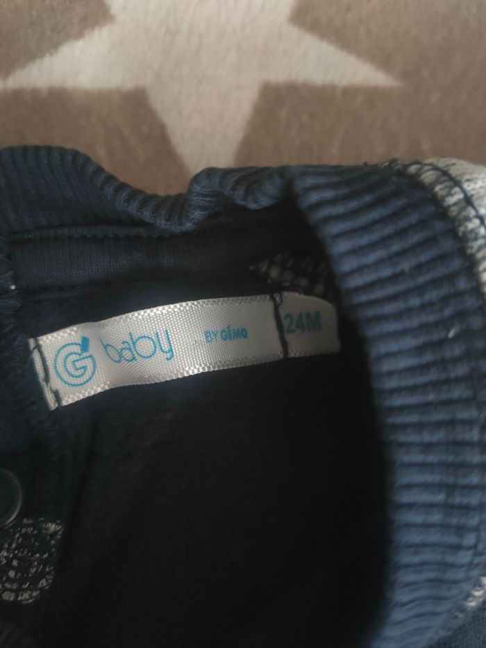 Pull manches longues bébé garçon 24 mois gemo - photo numéro 3