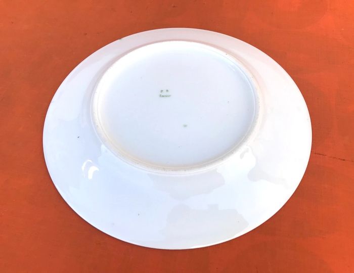 6 assiettes plates anciennes  Porcelaine  P.N France - photo numéro 6