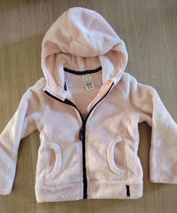 Veste polaire rose 3 ans