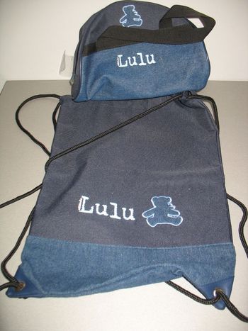 LOT DE 2 SACS BLEU MARINE FILLE "LULU CASTAGNETTE" - n°06