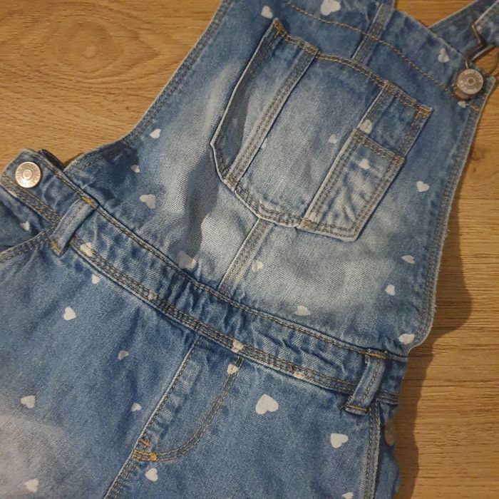 🩷 Salopette short en jeans 7 ans Kiabi #emyfleury_7ansfille - photo numéro 2