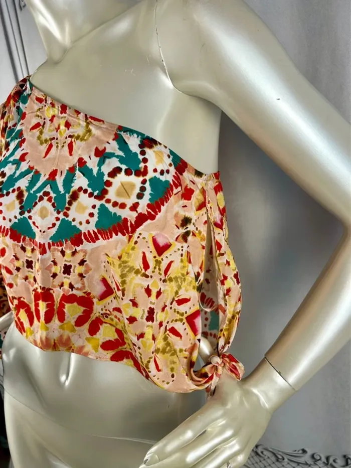 Top Court Rose Ba&sh T.2 / M neuf - photo numéro 3