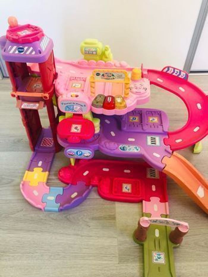 Garage auto tut tut bolides rose vtech - jeu fille - photo numéro 3