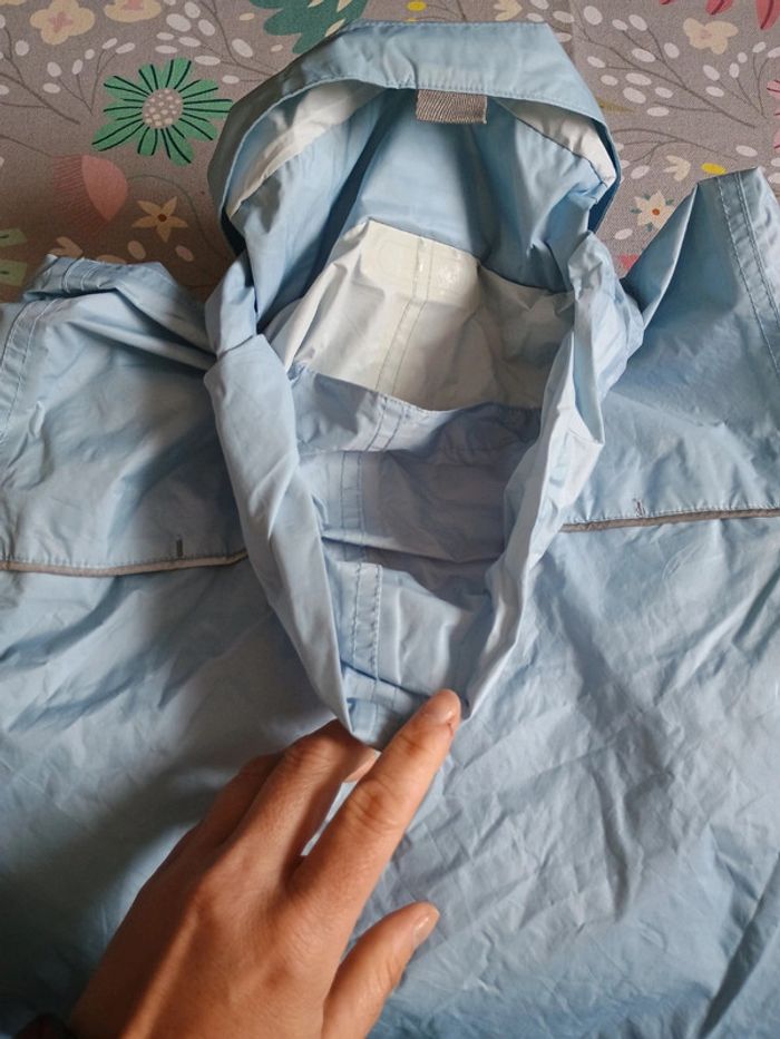Imperméable bleu clair 6 ans - photo numéro 9