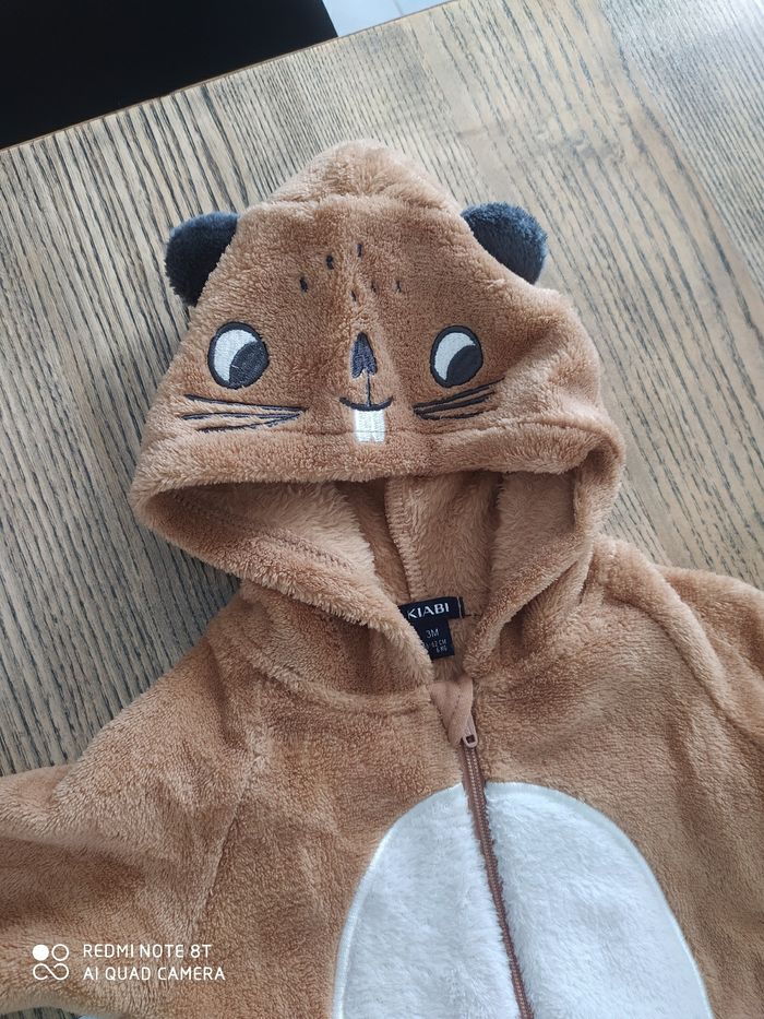 Combinaison polaire castor 3 mois - photo numéro 2