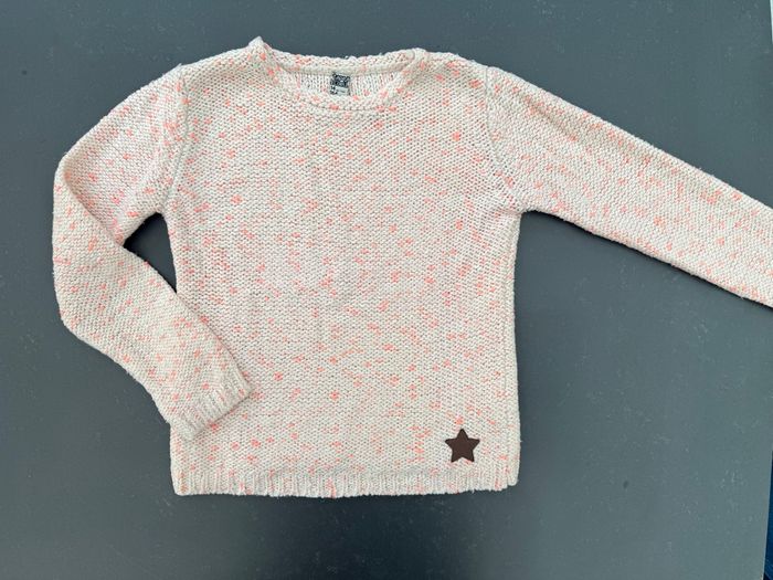 Pull grosses mailles avec laine