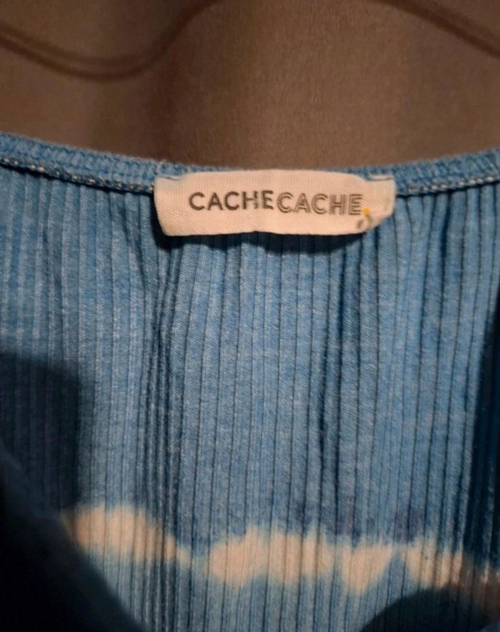 Tee-shirt bleu Cache Cache T38 - photo numéro 2