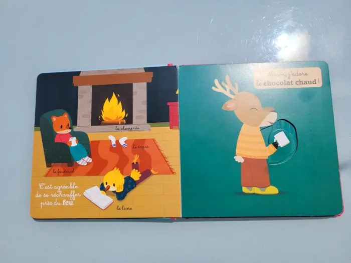 Livre animé à tirettes et roues 🛷 L'Hiver 🧣 - photo numéro 6